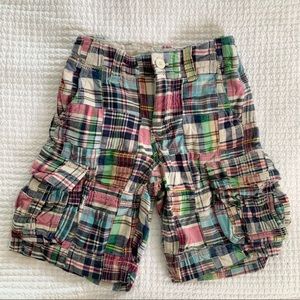 Gap madras shorts boys size 7 slim